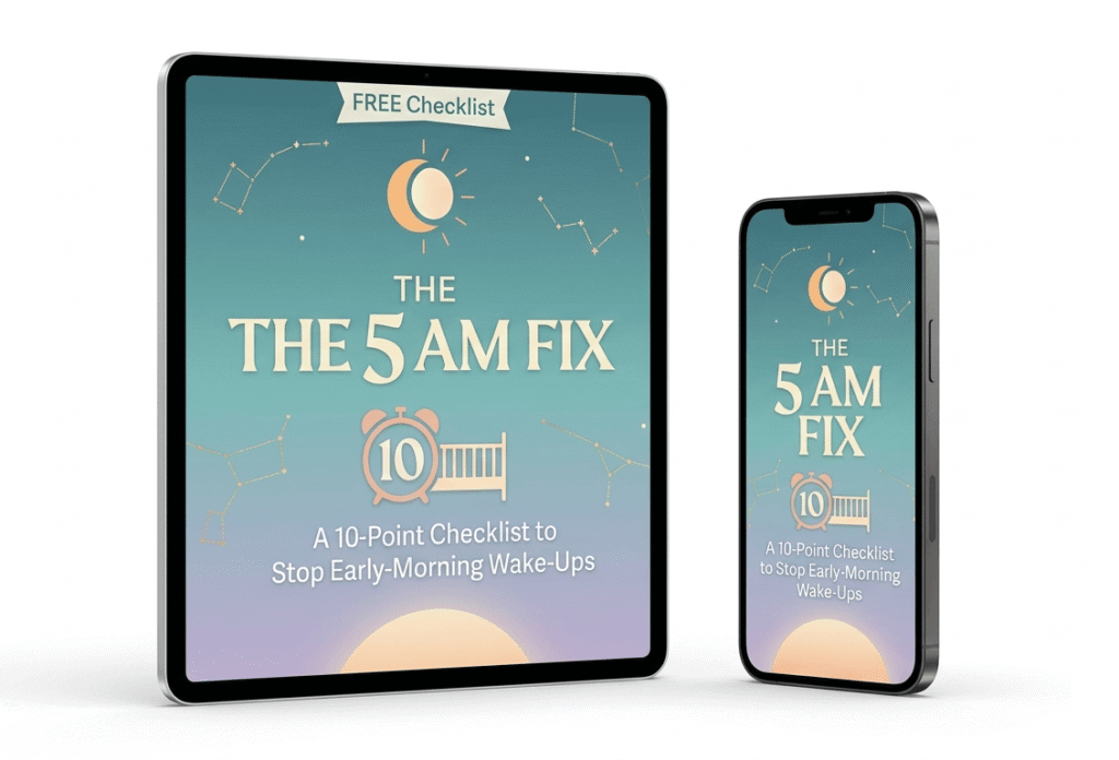 Baby sleep questions guide PDF mockup